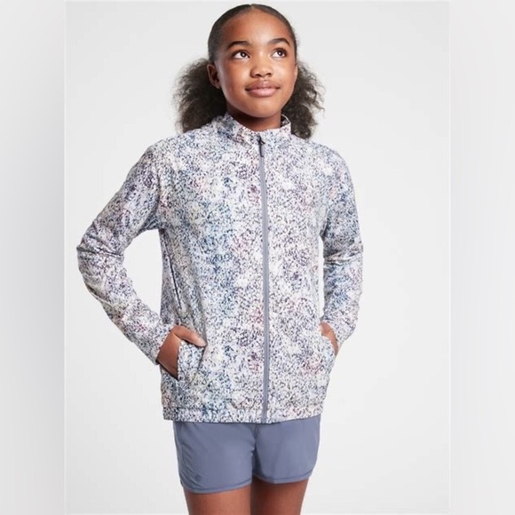 Like new! ATHLETA GIRL Ice Storm Full Zip Jacket Size 12 Large.         22 - Picture 1 of 14